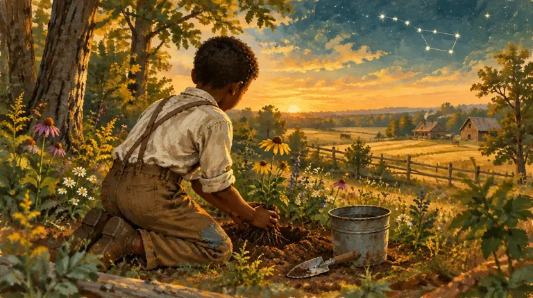 Painting from the Stewardship unit about George Washington Carver
