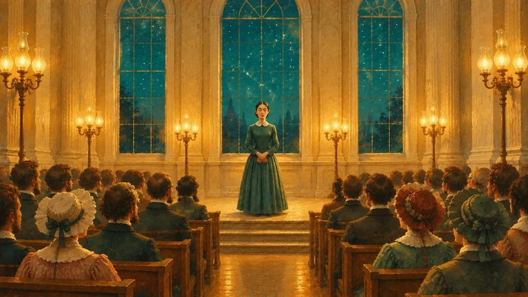 Painting from the Courage unit about Fanny Crosby