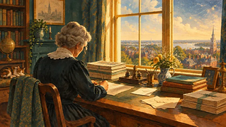 Painting from the Gratitude unit about Sarah Josepha Hale